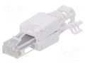 Connector: RJ45; plug; Cat: 6a; unshielded; 8p8c; 5÷6.5mm; RJ45 plug LOGILINK LOG-MP0028