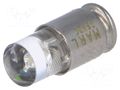 LED lamp; green; S5,7s; 24÷28VDC; No.of diodes: 1; 5mm; Bulb: T1 3/4 MARL 205-532-23-38