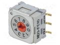 Encoding switch; DEC/BCD; Pos: 10; Rcont max: 30mΩ; ND3 NKK SWITCHES ND3FC10P