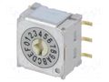 Encoding switch; HEX/BCD; Pos: 16; vertical; Rcont max: 30mΩ; ND3 NKK SWITCHES ND3FR16P