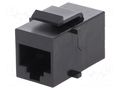 Coupler; Cat: 5; 8p8c; RJ45 socket,both sides ENCITECH 3101-8821