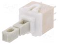 Switch: keypad; Pos: 2; DPDT; 0.1A/32VDC; white; none; THT; 1.7N; PVA C&K PVA2OAH21.7NV2