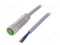 Cable: for sensors/automation; M12; PIN: 4; straight; 5m; plug; 7044 MURRELEKTRONIK 7044-12221-3360500