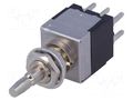 Switch: push-button; Pos: 2; DPDT; 3A/250VAC; ON-ON; 18x12x11mm NKK SWITCHES EB2085P