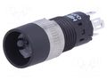 Switch: push-button; Pos: 2; SPDT; 0.1A/30VAC; 0.1A/30VDC; ON-ON NKK SWITCHES HB16CKW01