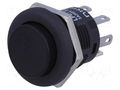 Switch: push-button; Pos: 2; DPDT; 3A/250VAC; 3A/30VDC; ON-(ON) NKK SWITCHES LP0125CCKW01A