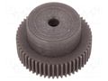 Spur gear; whell width: 16mm; Ø: 28.5mm; Number of teeth: 55; ZCL ELESA+GANTER ZCL-0.5-55