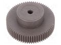 Spur gear; whell width: 16mm; Ø: 36mm; Number of teeth: 70; ZCL ELESA+GANTER ZCL-0.5-70