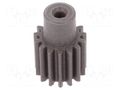 Spur gear; whell width: 25mm; Ø: 24mm; Number of teeth: 22; ZCL ELESA+GANTER ZCL-1.0-22