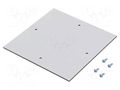 Mounting plate; plastic; light grey; Application: PK RITTAL RITTAL-9548000