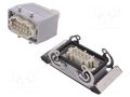 Connector: HDC; male + female; HE; PIN: 10; 16A; 500V; 10+PE; size 4 WEIDMÜLLER KIT-HE10.111