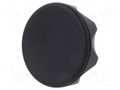 Knob; Ø: 56mm; Int.thread: M8; 13mm; H: 29mm; technopolymer PA ELESA+GANTER ELK.56B-M8-C1