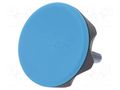 Knob; Ø: 45mm; Ext.thread: M10; 20mm; technopolymer PA; Cap: blue ELESA+GANTER ELK.45P-M10X20-C5