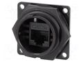 Connector: RJ45; socket; DC; PIN: 8; Cat: 5e; 8p8c; Locking: bayonet SWITCHCRAFT DCP-RJ5B-SD