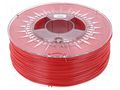 Filament: ASA; Ø: 1.75mm; red; 230÷240°C; 1kg; Table temp: 90÷100°C DEVIL DESIGN DEV-ASA-1.75-RD