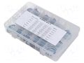 O-ring set; NBR caoutchouc; metric; 425pcs. ORING USZCZELNIENIA TECHNICZNE OBOX-425-NBR-M