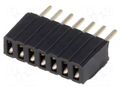 Connector: pin strips; socket; female; PIN: 7; THT; straight; 1.27mm CONNFLY DS1065-07-1X7S8BV