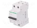 Circuit breaker; 230/400VAC; Inom: 16A; Poles: 1+N; Charact: B; 6kA SCHNEIDER ELECTRIC A9K01616