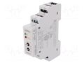 Staircase timer; for DIN rail mounting; 230VAC; SPST-NO; IP20 ZAMEL ASM-04