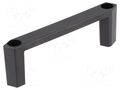 Holder; ABS,polycarbonate; black; H: 29.5mm; L: 83.4mm; W: 12mm FIX&FASTEN FIX-HAND-27