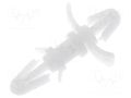 PCB distance; polyamide; L: 8mm; latch/latch; natural; UL94V-2 FIX&FASTEN FIX-LCB-8