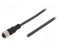 Cable: for sensors/automation; M12; PIN: 5; straight; 10m; plug WEIDMÜLLER 9457911000