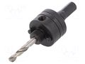 Hole saw adapter; Ø: 11mm; Socket size: 6.3mm; 1/4" C.K CK-424040