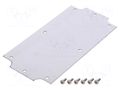 Mounting plate; steel; W: 76mm; L: 147mm; 1554PB HAMMOND HM-1554JPL