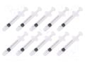 Syringe; 3ml; transparent; Luer Lock; polypropylene; 10pcs. FISNAR FIS-3CC-10PK
