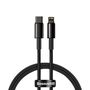 Baseus CATLWJ-01 Lightning - USB-C PD cable 20W 480Mb/s 1m - black, Baseus 6953156232037 6953156232037