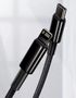 Baseus CATLWJ-A01 Lightning - USB-C PD 20W 480Mb/s 2m cable - black, Baseus 6953156232044 6953156232044