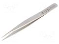 Tweezers; 120mm; for precision works; Type of tweezers: straight IDEAL-TEK IDL-00.SA