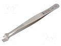 Tweezers; 120mm; Tipwidth: 6.5mm; Bit len: 9mm IDEAL-TEK IDL-2WF.SA