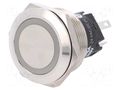 Switch: vandal resistant; Pos: 2; SPDT; 3A/240VAC; 3A/240VDC; 24V EAO 82-6151.1144
