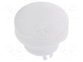 Cap; Ø15x12.2mm; white; YB; YB NKK SWITCHES AT3002BB