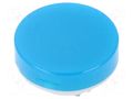 Cap; Ø19x9mm; blue-white; LB Panel Seal NKK SWITCHES AT4054GJ