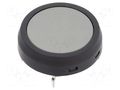 Microswitch TACT; SPST-NO; Pos: 2; 0.05A/24VDC; Ø17.7x3mm; JF; grey NKK SWITCHES JF15CP2H