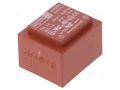Transformer: encapsulated; 1.5VA; 230VAC; 24V; 63mA; PCB MYRRA MYRRA-44090
