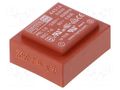 Transformer: encapsulated; 0.6VA; 230VAC; 9V; 66mA; PCB MYRRA MYRRA-44014