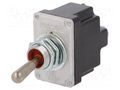 Switch: toggle; Pos: 2; DPST; (ON)-OFF; 6A/230VAC; 18A/28VDC; TL HONEYWELL 2TL1-6