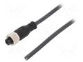 Cable: for sensors/automation; M12; PIN: 4; straight; 3m; plug; 4A WEIDMÜLLER 9457730300