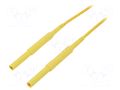 Test lead; 6kVDC; 6kVAC; 16A; banana plug 4mm,both sides; Len: 1m SCHÜTZINGER HSPL8568100-GE