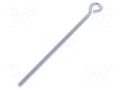 Hook; ring; steel; zinc; Thread len: 141mm; Overall len: 170mm DROMET D-HO.6170