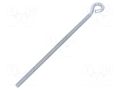 Hook; ring; steel; zinc; 180mm DROMET D-HO.6180