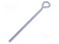 Hook; ring; steel; zinc; Thread len: 145mm; Overall len: 185mm DROMET D-HO.8185