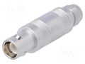 Connector: coaxial; 1S; plug; male; PIN: 1; soldering; for cable; 12A LEMO FFA.1S.250.CTAC52