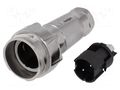 Connector: circular; plug; male; PIN: 2; 25A; 600V; Buccaneer 7000 BULGIN PXM7011/02P/ST1113
