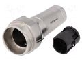 Connector: circular; plug; male; PIN: 10; 10A; 277V; w/o contacts BULGIN PXM7011/10P/CR0911