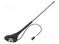 Antenna; car top; 0.4m; AM,FM; VW; with amplifier; 0.3m 4CARMEDIA ANT.52