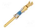 Contact; male; 16; brass; gold-plated; 0.8÷1.4mm2; 18AWG÷16AWG TE Connectivity 66180-1